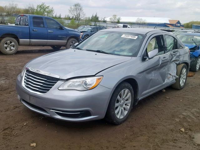 1C3CCBBB7EN119886 - 2014 CHRYSLER 200 TOURIN GRAY photo 2