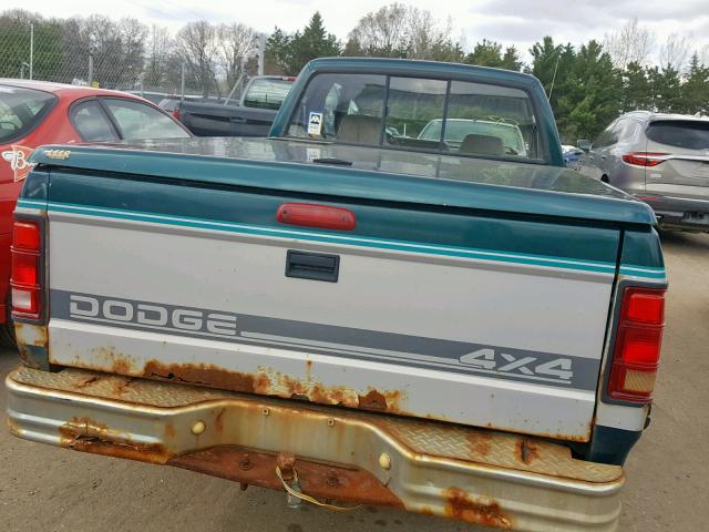 1B7GG23X6SS331848 - 1995 DODGE DAKOTA BLUE photo 9