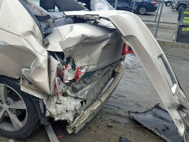 1G1ZC5EU4CF147973 - 2012 CHEVROLET MALIBU 1LT თაფლისფერი ფოტო 9