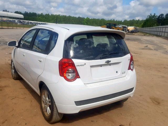 KL1TD6DE2AB127601 - 2010 CHEVROLET AVEO LS SILVER photo 3