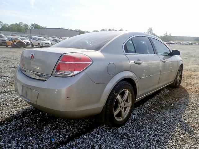 1G8ZS57N08F136129 - 2008 SATURN AURA XE SILVER photo 4