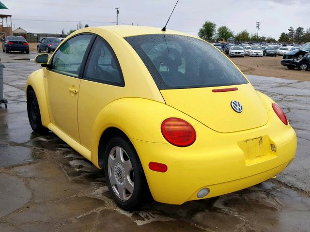 3VWCC21C4YM485984 - 2000 VOLKSWAGEN NEW BEETLE Gelb Foto 3