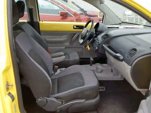 3VWCC21C4YM485984 - 2000 VOLKSWAGEN NEW BEETLE Gelb Foto 5