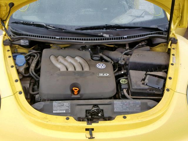 3VWCC21C4YM485984 - 2000 VOLKSWAGEN NEW BEETLE Gelb Foto 7