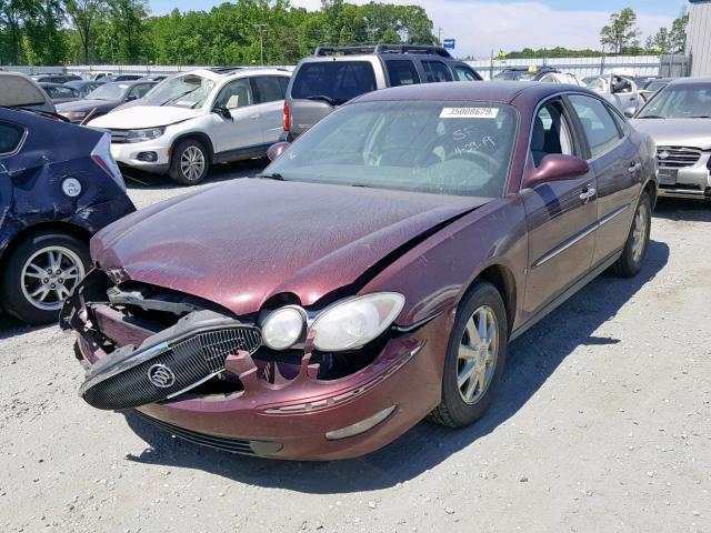 2G4WC582171172357 - 2007 BUICK LACROSSE C BURGUNDY photo 2