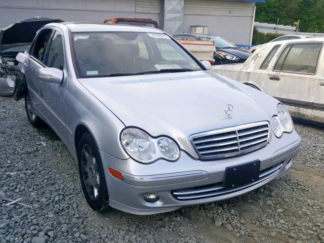 WDBRF92J26F797162 - 2006 MERCEDES-BENZ C 280 4MAT SILVER photo 1