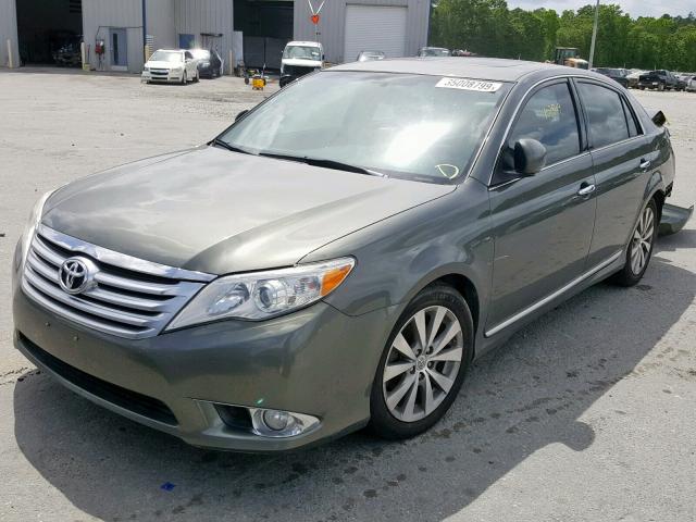 4T1BK3DB2BU406661 - 2011 TOYOTA AVALON BAS GREEN photo 2