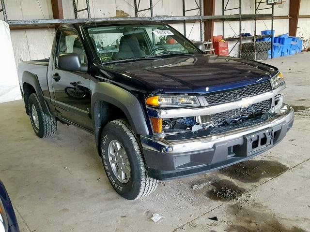 1GCDT149078140651 - 2007 CHEVROLET COLORADO BLUE photo 1