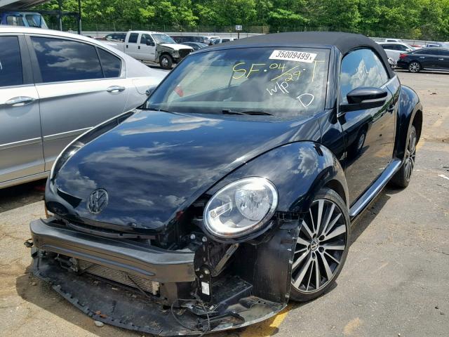 3VW5X7AT8DM819812 - 2013 VOLKSWAGEN BEETLE BLACK photo 2