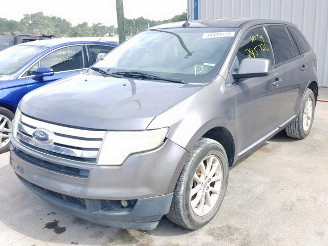 2FMDK3JC1ABA97372 - 2010 FORD EDGE SEL GRAY photo 2