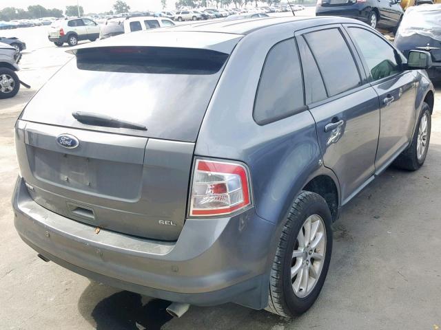 2FMDK3JC1ABA97372 - 2010 FORD EDGE SEL GRAY photo 4