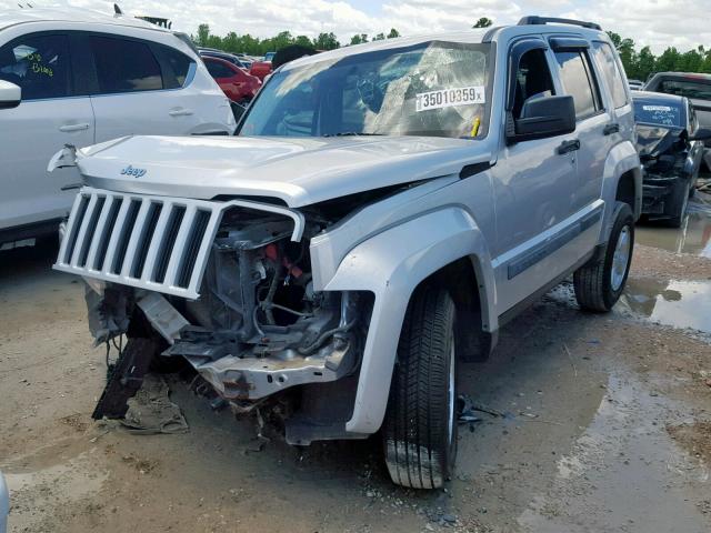 1J8GP28K29W540321 - 2009 JEEP LIBERTY SP GRAY photo 2