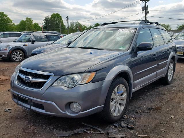 4S4BP86CX84306238 - 2008 SUBARU OUTBACK 3. GRAY photo 2