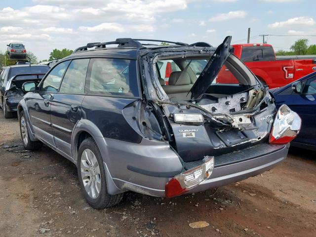 4S4BP86CX84306238 - 2008 SUBARU OUTBACK 3. GRAY photo 3