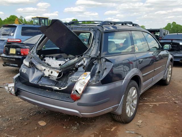 4S4BP86CX84306238 - 2008 SUBARU OUTBACK 3. GRAY photo 4