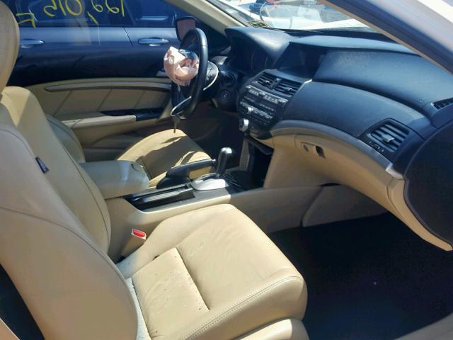 1HGCS2B89CA003050 - 2012 HONDA ACCORD EXL WHITE photo 5