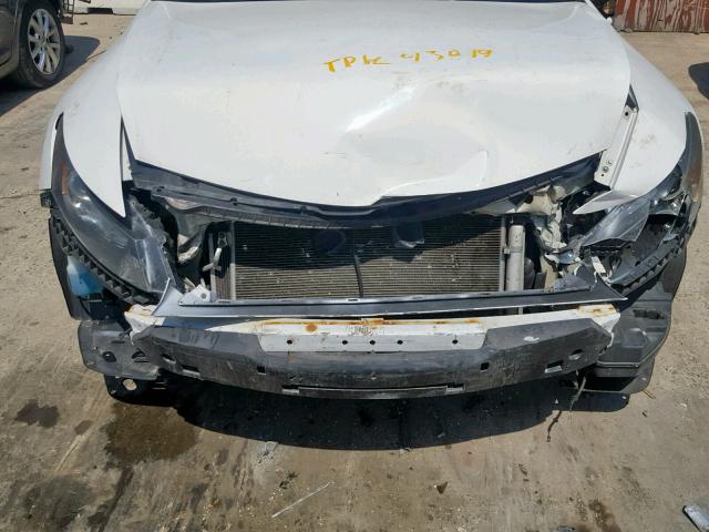 1HGCS2B89CA003050 - 2012 HONDA ACCORD EXL WHITE photo 9