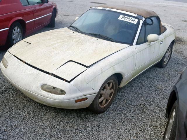 JM1NA3516N0326138 - 1992 MAZDA MX-5 MIATA WHITE photo 2