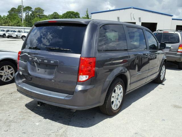 2C4RDGBG6HR652394 - 2017 DODGE GRAND CARA GRAY photo 4