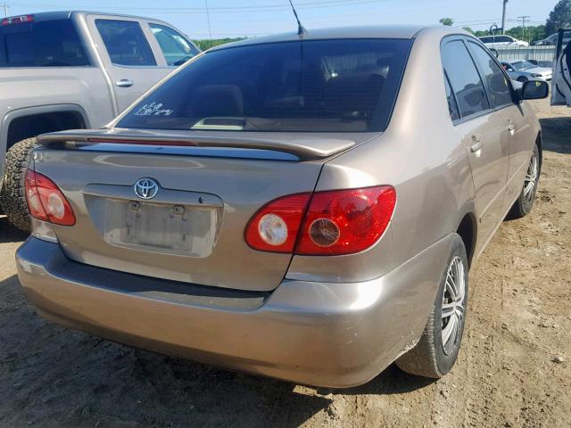 1NXBR32E16Z678889 - 2006 TOYOTA COROLLA CE GOLD photo 4