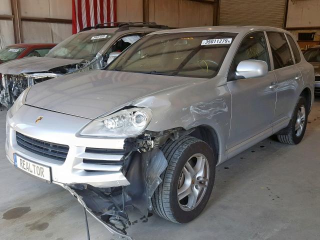 WP1AB29P08LA44552 - 2008 PORSCHE CAYENNE S SILVER photo 2