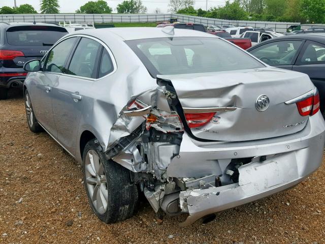 1G4PR5SK0F4123343 - 2015 BUICK VERANO CON SILVER photo 3