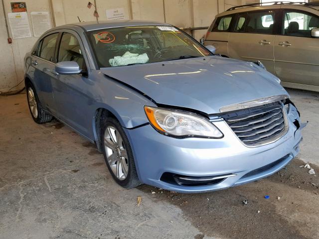 1C3CCBBBXDN584712 - 2013 CHRYSLER 200 TOURIN BLUE photo 1