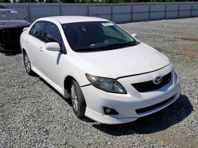 2T1BU4EE7AC476701 - 2010 TOYOTA COROLLA BA WHITE photo 1