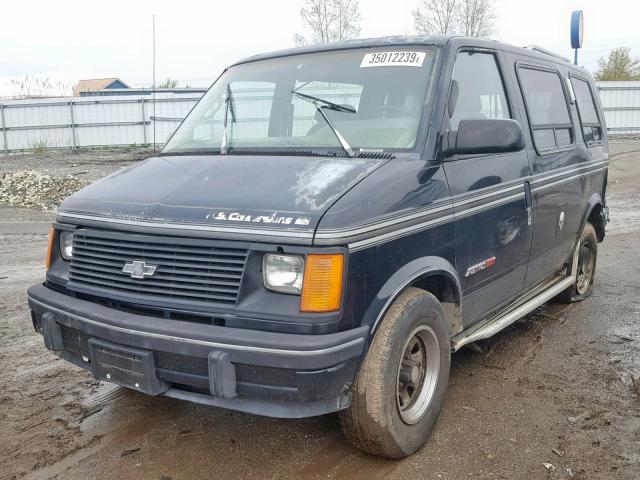 1GBDM19Z2PB102092 - 1993 CHEVROLET ASTRO CHARCOAL photo 2