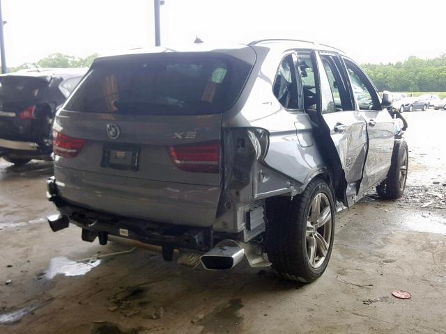 5UXKT0C59J0W01947 - 2018 BMW X5 XDR40E GRAY photo 4