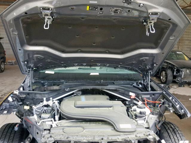 5UXKT0C59J0W01947 - 2018 BMW X5 XDR40E GRAY photo 7