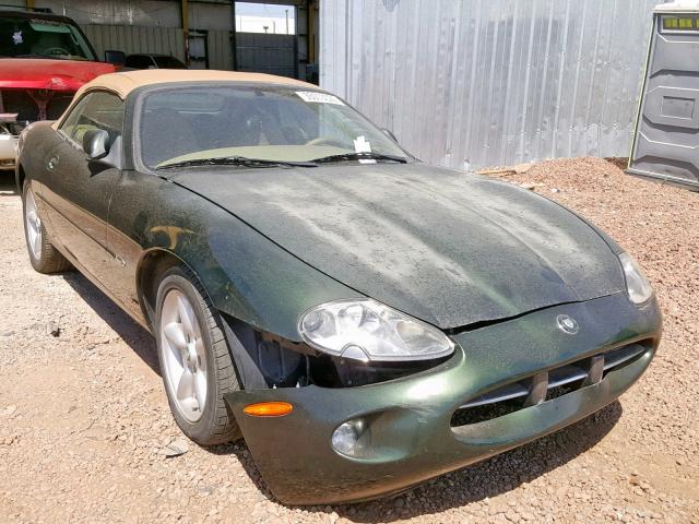 SAJGX2740VC011747 - 1997 JAGUAR XK8 GREEN photo 1