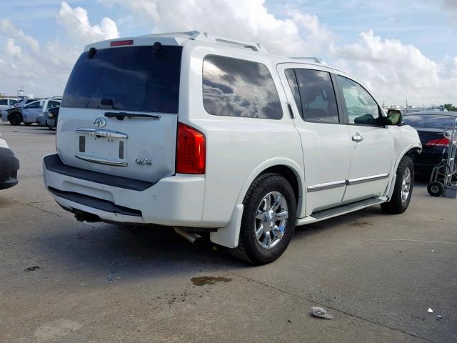 5N3AA08AX6N808773 - 2006 INFINITI QX56 WHITE photo 4