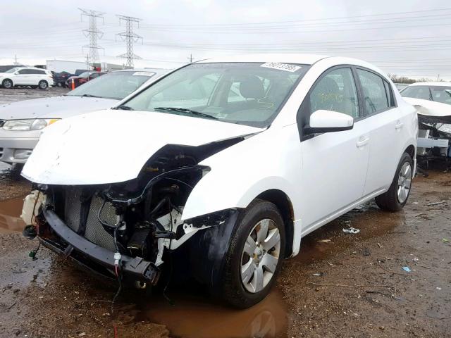 3N1AB61E78L643362 - 2008 NISSAN SENTRA 2.0 WHITE photo 2