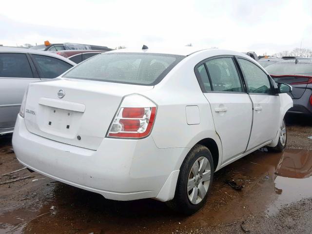 3N1AB61E78L643362 - 2008 NISSAN SENTRA 2.0 WHITE photo 4