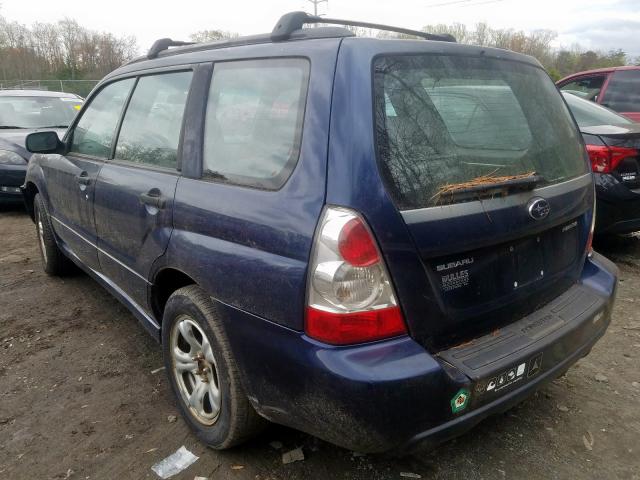JF1SG63696H718735 - 2006 SUBARU FORESTER 2.5X  photo 3