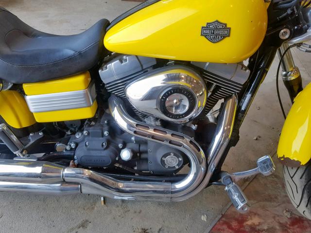 1HD1GY4119K319327 - 2009 HARLEY-DAVIDSON FXDF YELLOW photo 7