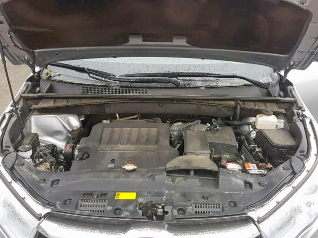 5TDJKRFH4GS235802 - 2016 TOYOTA HIGHLANDER SILVER photo 7