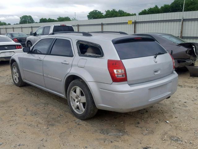 2D4GZ47V16H462961 - 2006 DODGE MAGNUM SXT SILVER photo 3