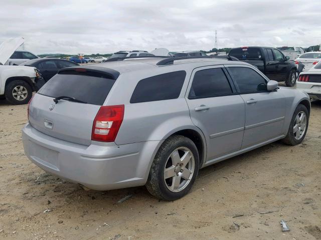 2D4GZ47V16H462961 - 2006 DODGE MAGNUM SXT SILVER photo 4