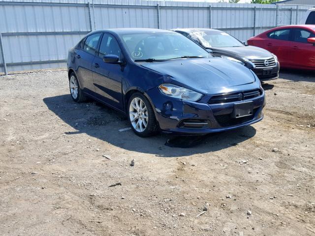 1C3CDFBA8DD182219 - 2013 DODGE DART SXT BLUE photo 2