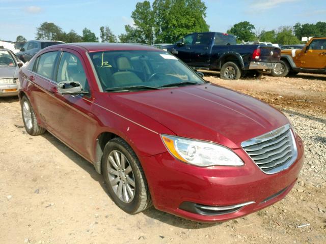 1C3BC1FG6BN601112 - 2011 CHRYSLER 200 TOURIN RED photo 1