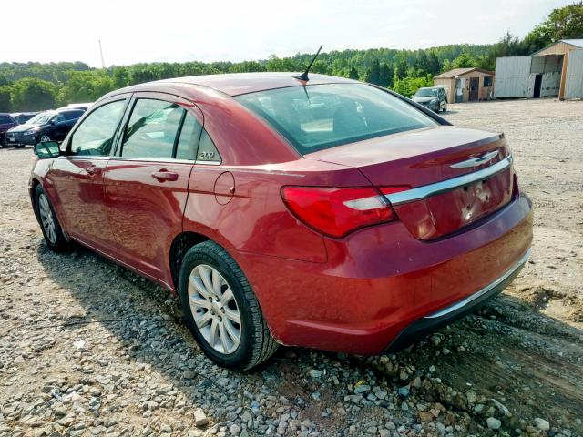 1C3BC1FG6BN601112 - 2011 CHRYSLER 200 TOURIN RED photo 3