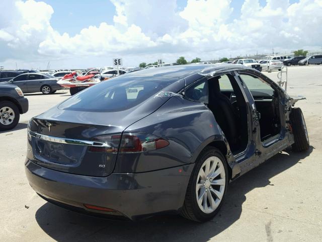 5YJSA1E1XGF169600 - 2016 TESLA MODEL S SILVER photo 4