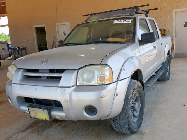 1N6ED27TX4C480927 - 2004 NISSAN FRONTIER C SILVER photo 2