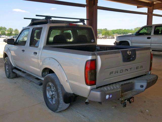 1N6ED27TX4C480927 - 2004 NISSAN FRONTIER C SILVER photo 3