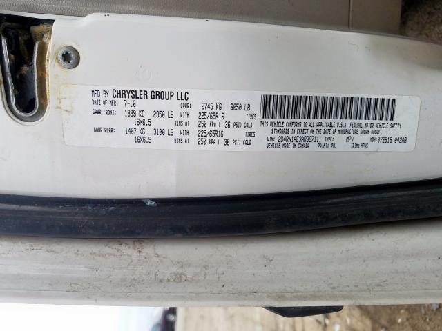 2D4RN1AE3AR397111 - 2010 DODGE GRAND CARAVAN C/V  photo 10