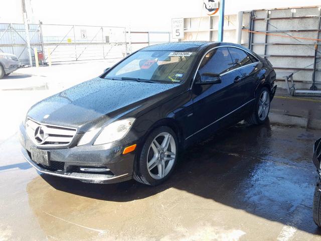 WDDKJ5KB0CF156564 - 2012 MERCEDES-BENZ E 350 BLACK photo 2