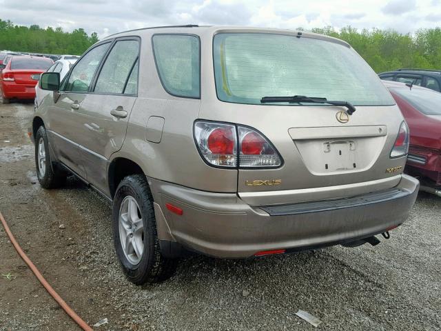 JTJHF10U810206787 - 2001 LEXUS RX 300 GOLD photo 3