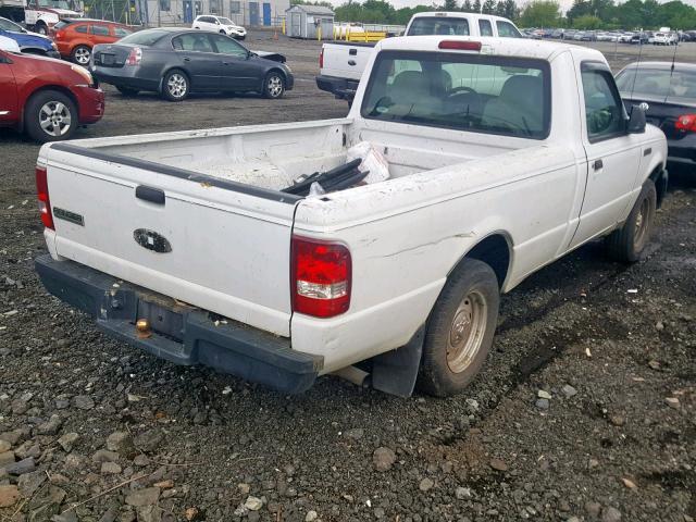 1FTYR10D68PA05174 - 2008 FORD RANGER WHITE photo 4